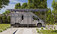 Carport camping car aluminium